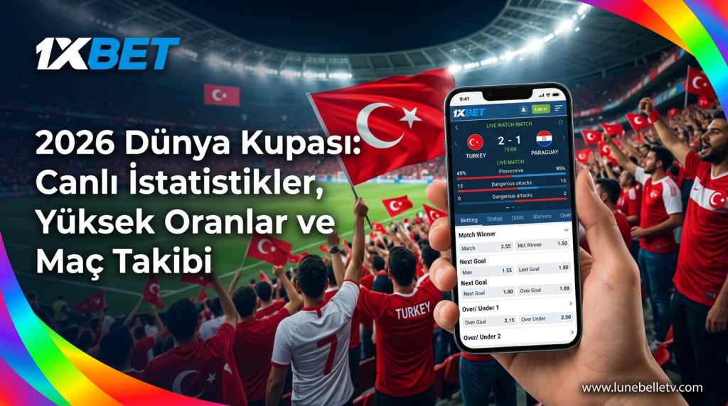 1xBet ile 2026 Dünya Kupası Heyecanı: Maçlar, Oranlar ve Kapsamlı Rehberiniz